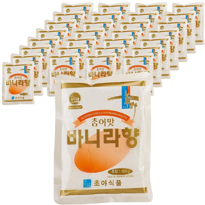 초야 참이맛 바닐라향 베이킹재료, 40개, 150g