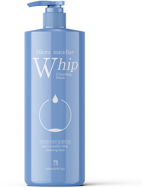 살림백서 마이크로 미셀라 휩 클렌징폼, 500ml, 1개