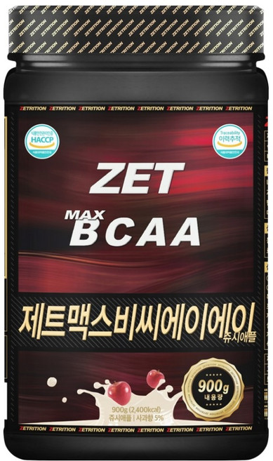 제트리션 제트맥스BCAA 쥬시애플, 900g, 1개