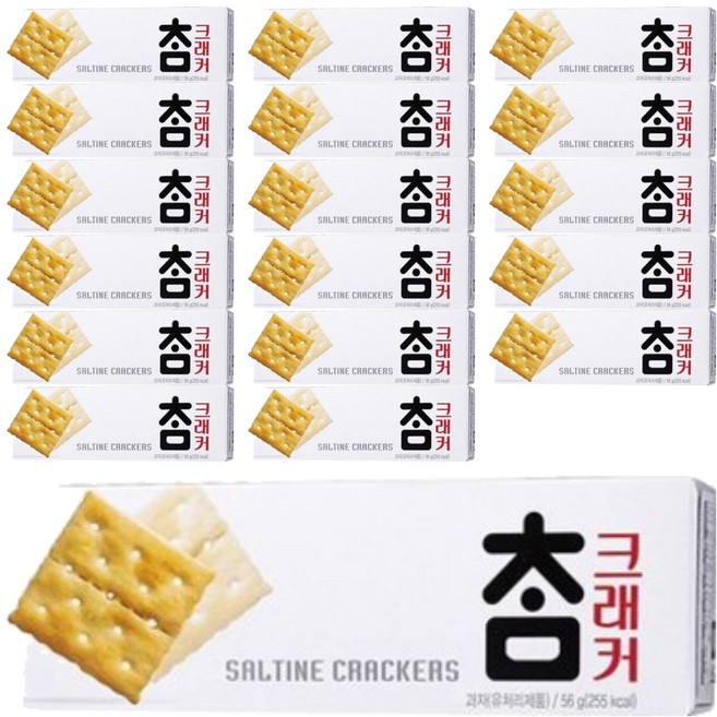참크래커, 56g, 18개