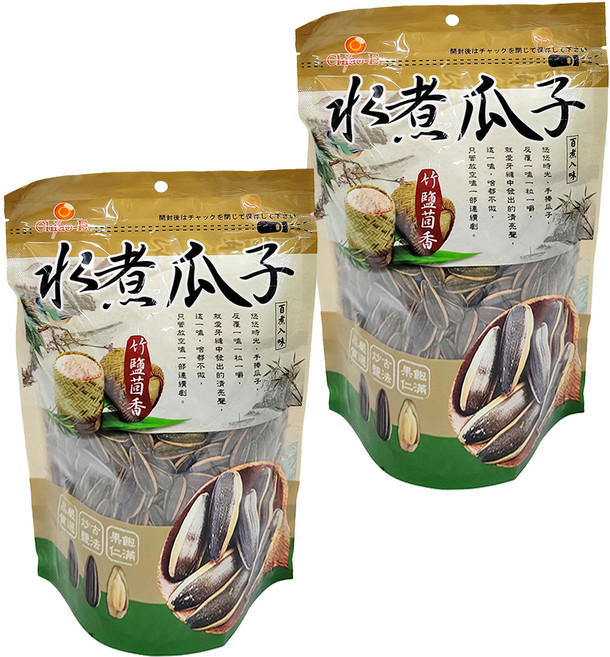 Chiao-E 巧益 竹鹽茴香風味水煮瓜子, 310g, 2包