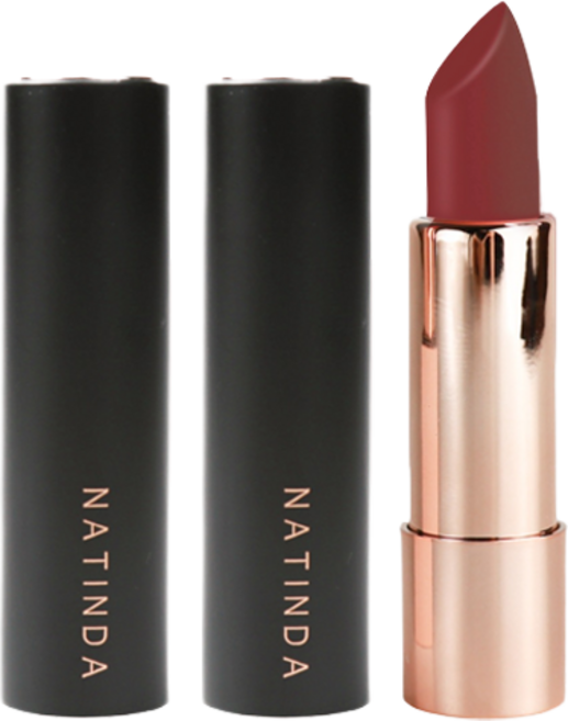 나틴다 아트 인 블랙 립스틱 3.5g, 2개, 10다크인러브