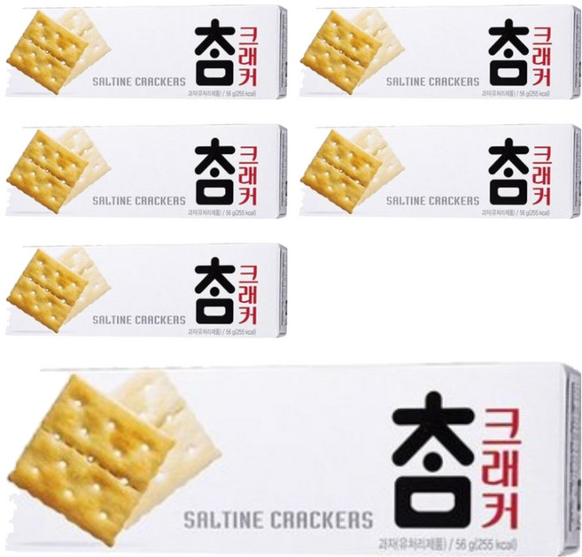 참크래커, 56g, 6개