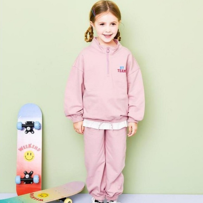 앤디애플 아동용 멋짱 하이넥 오버핏 상하복 세트