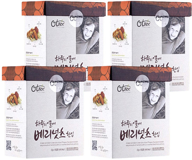 오트리 하루의열매 베리넛츠 한입, 250g, 4개