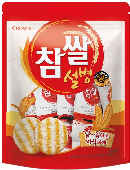크라운 참쌀설병, 270g, 1개