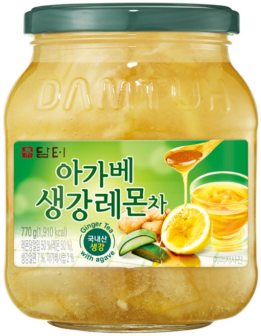 담터 아가베 생강레몬 액상차, 770g, 1개입, 1개