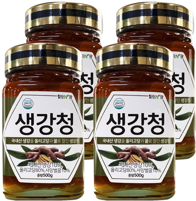 힐링앤팜 생강청, 500g, 1개입, 4개