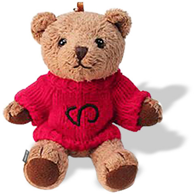 어반카 티브 곰돌이 키링, 1개, VO 레드