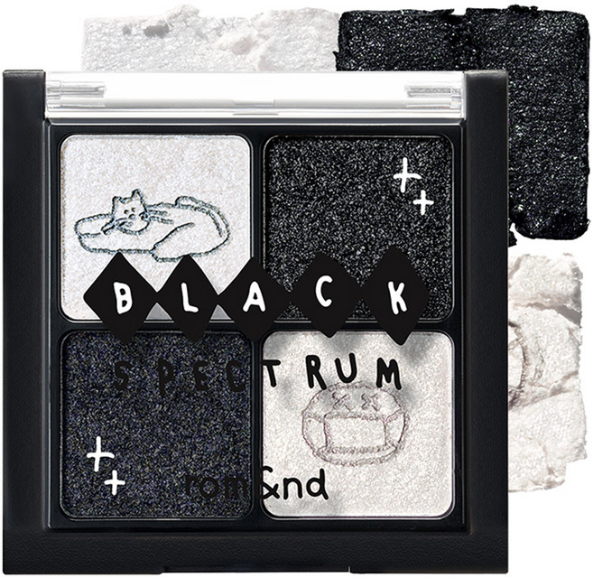 롬앤 이나피스퀘어 베러 댄 아이즈 아이팔레트 6.1g, [이나피] B03글리츠 인 블랙, 1개