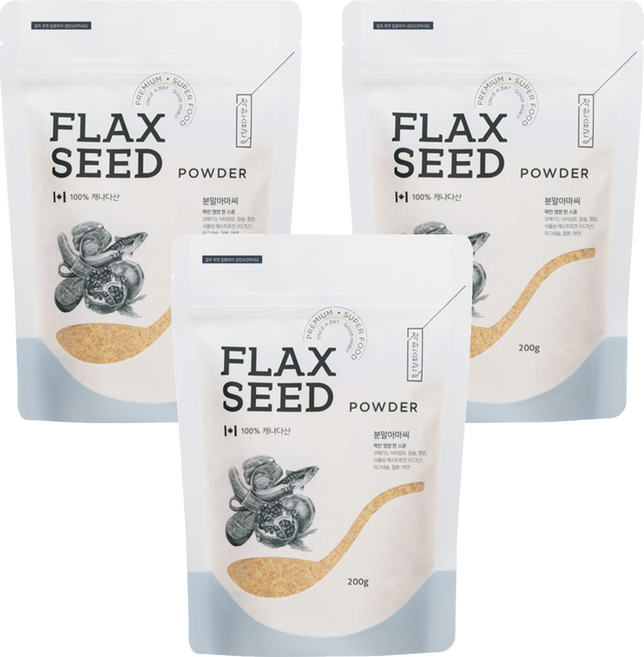 착한습관 볶은아마씨가루, 200g, 3개