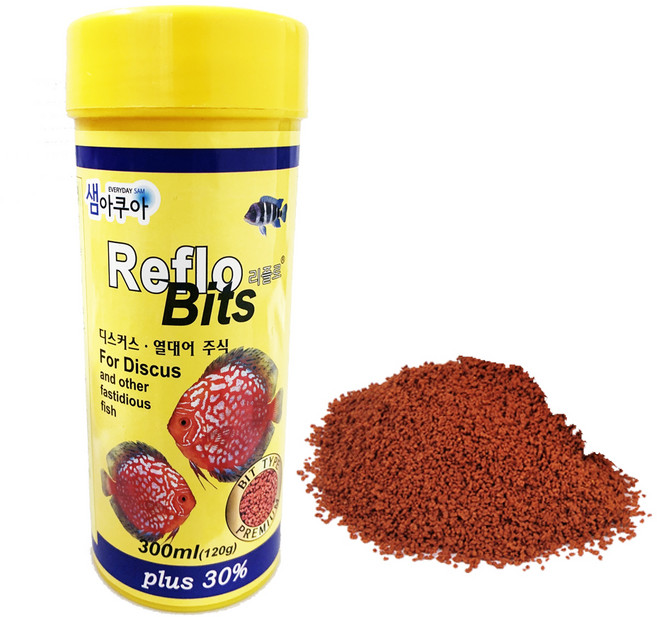 샘아쿠아 리플로 비트 모든 열대어 사료, 300ml, 1개