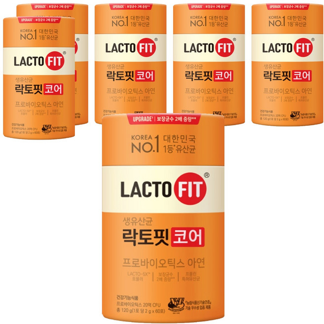 Chong Kun Dang 鍾根堂 LACTO-FIT 核心益生菌 60入, 120g, 6個