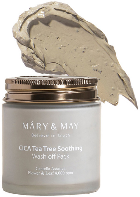 [비건뷰티] 마리엔메이 시카 티트리 수딩 워시오프팩 125g, 1개, 1개입