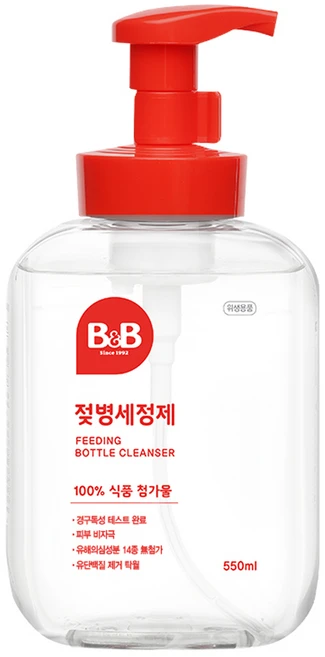 비앤비 젖병세정제 거품형, 550ml, 1개 - 쿠팡