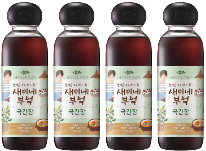새미네부엌 국간장, 450ml, 4개