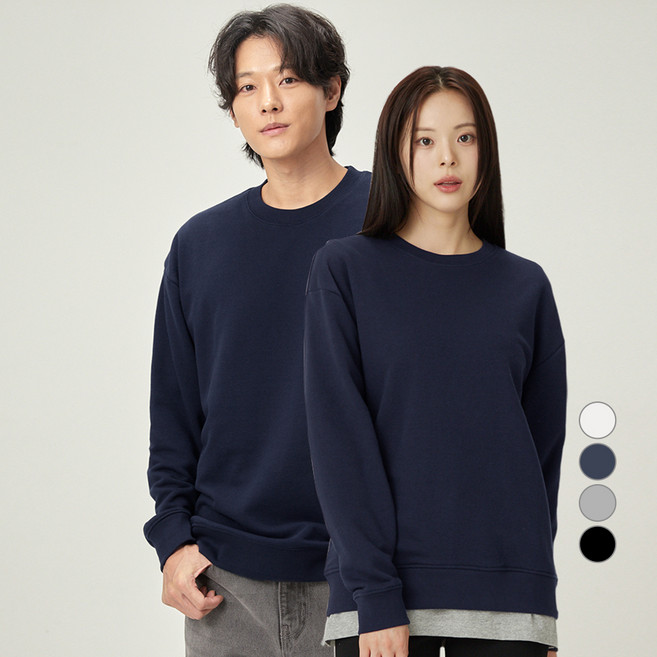 CARET 法式毛圈素色大學T