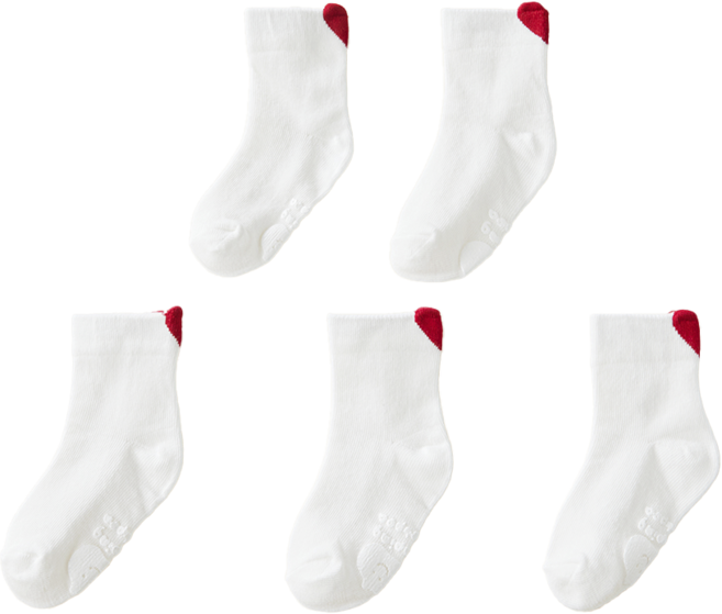 점핑칙피 하트 양말 5켤레 세트