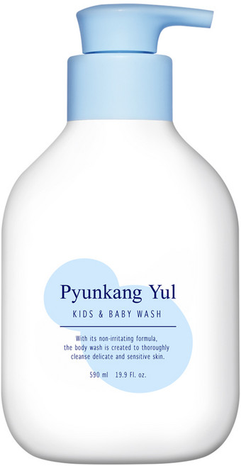 편강율 키즈 앤 베이비 바디워시 베이비파우더향, 590ml, 1개