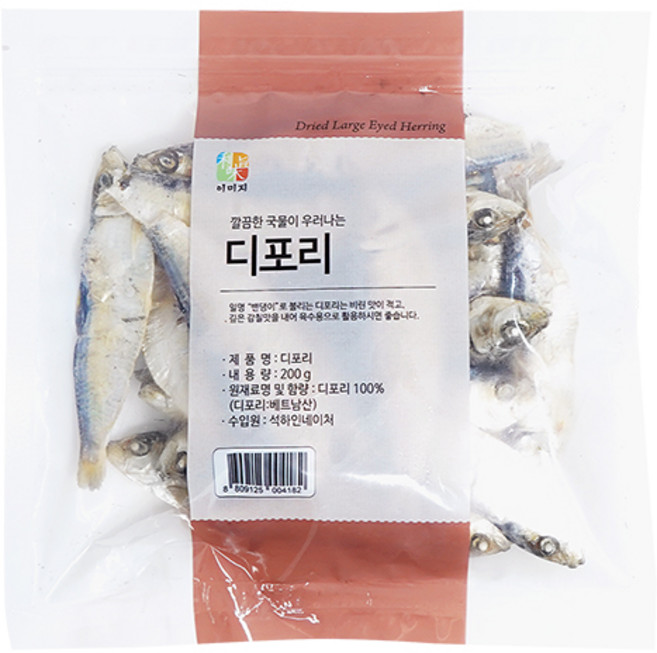 이미지 국물용 디포리, 200g, 1개