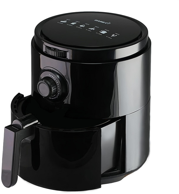 DANBY 丹比 3.5L 健康氣炸鍋 DB-35ARF 不沾塗層 旋風對流烘烤 定時30分鐘 炸籃可拆卸, 黑色