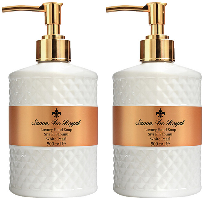 Savon De Royal 奢華珍珠系列洗手乳, 500ml, 2瓶