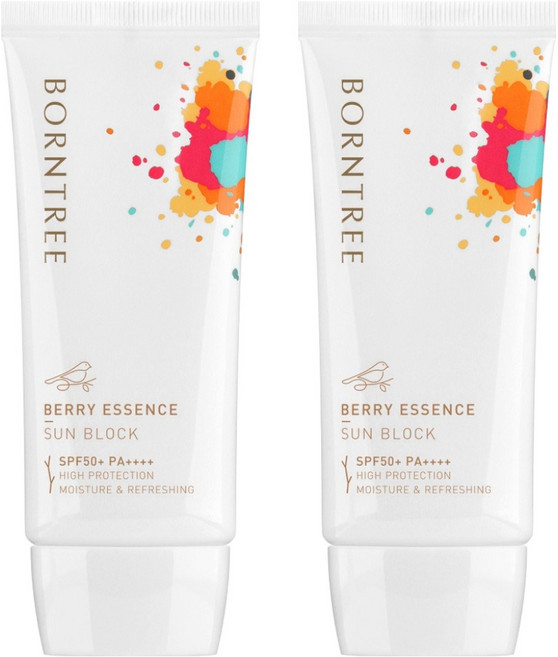 본트리 베리 에센스 선블럭 SPF50+ PA++++, 50ml, 2개