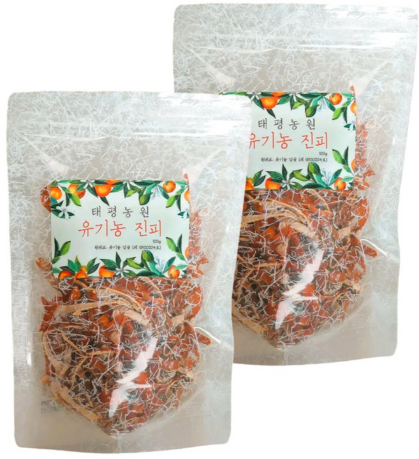 태평농원 유기농 진피, 100g, 2개