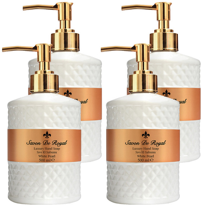 Savon De Royal 奢華珍珠系列洗手乳, 500ml, 4瓶