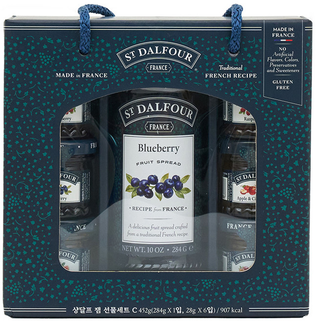 샹달프 잼 선물세트 C, 452g, 1세트