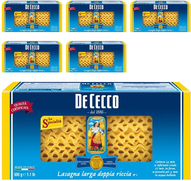 데체코 라자냐, 500g, 6개