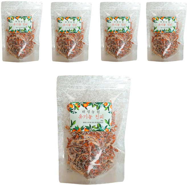 태평농원 유기농 진피, 100g, 5개