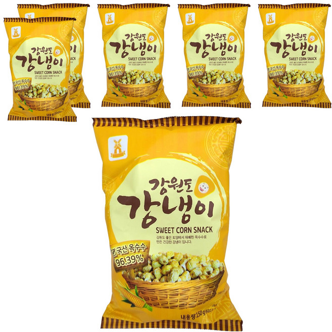 성부식품 강원도 강냉이, 150g, 6개