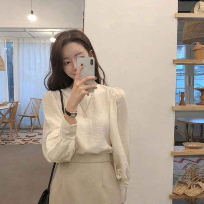 피어니스트 프렌치 베이스 블라우스