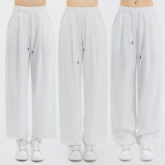 엘쏘 여성용 인생핏 쿨링 트레이닝 밴딩 와이드 팬츠 레귤러