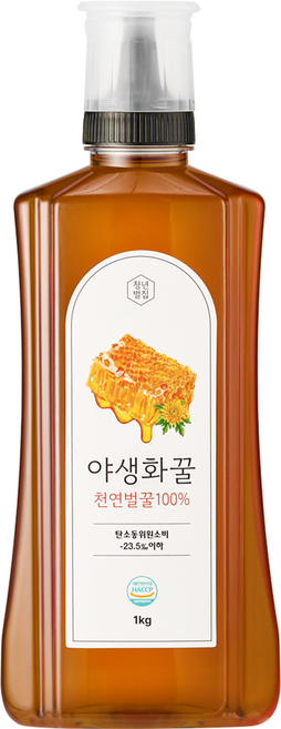 청년벌집 야생화꿀, 1kg, 1개