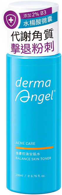 derma Angel 護妍天使 煥膚控油安肌水, 200ml, 1瓶