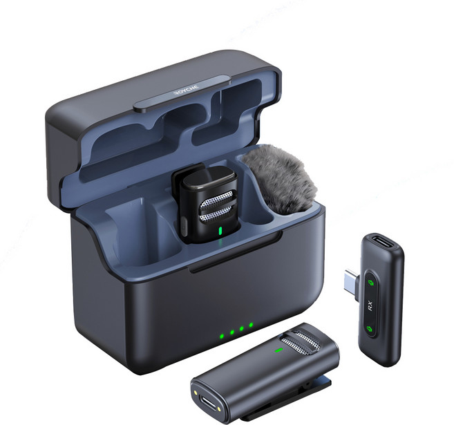 로이체 프리미엄 보이스 마스터 노이즈캔슬링 듀얼 무선 핀 마이크, RPM-500