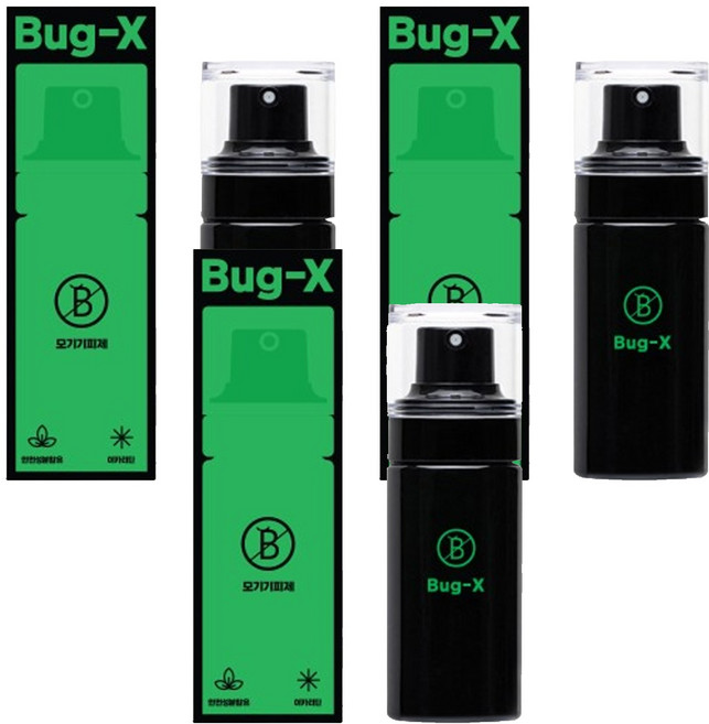 버그엑스 진드기 모기기피제, 50ml, 3세트