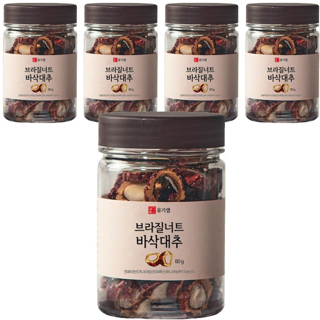 62Sem 巴西堅果夾脆棗, 80g, 5個