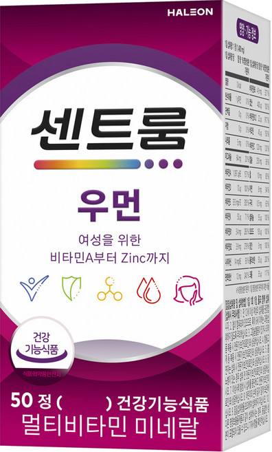 센트룸 우먼 멀티비타민 미네랄, 50정, 70.9g, 1개