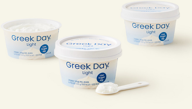 그릭데이 그릭요거트 라이트, 100g, 3개