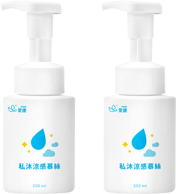 icon 愛康 私沐涼感慕絲, 200ml, 2瓶