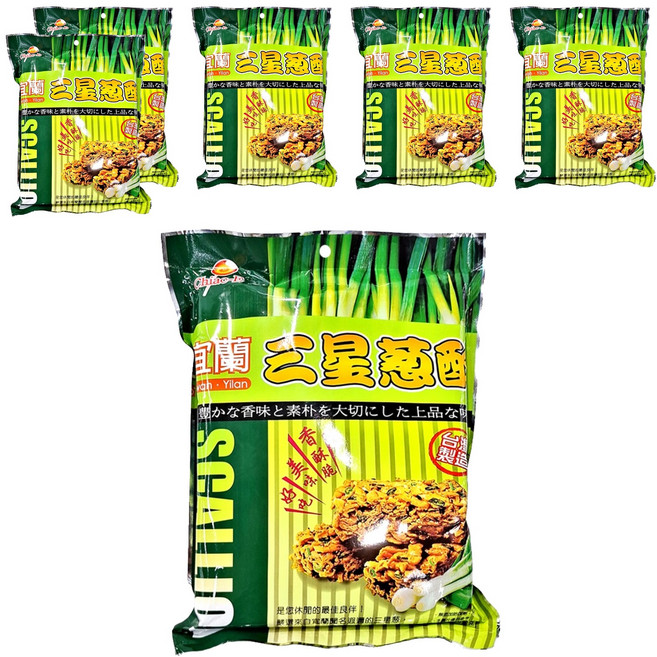 Chiao-E 巧益 宜蘭三星蔥酥, 252g, 6包