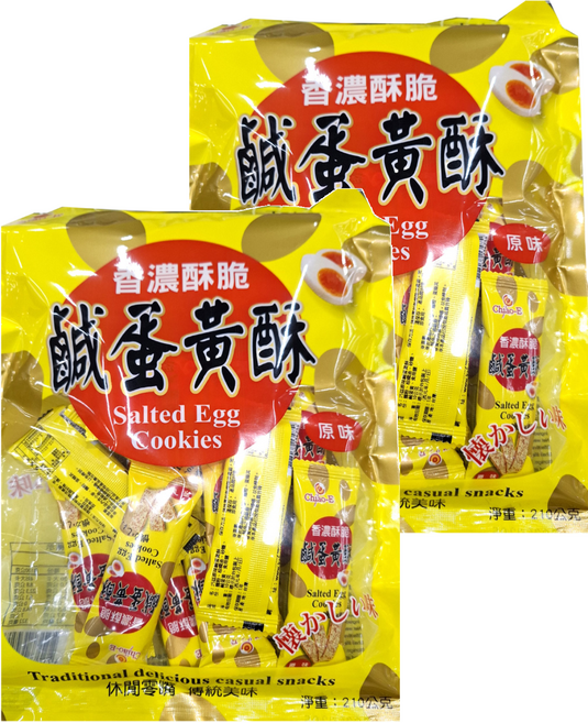 Chiao-E 巧益 原味鹹蛋黃酥, 210g, 2袋