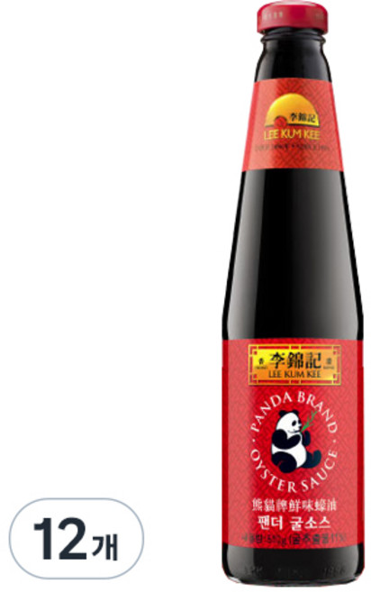 이금기 팬더 굴소스, 510g, 12개
