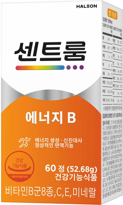 센트룸 에너지B, 60정, 1개 - 쿠팡