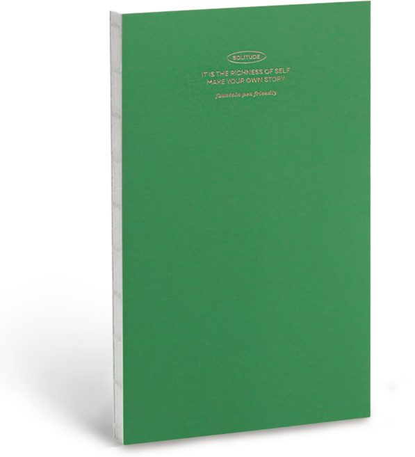아이코닉 솔리튜드 B6 필사 모눈노트, 07 EMERALD GREEN, 1개