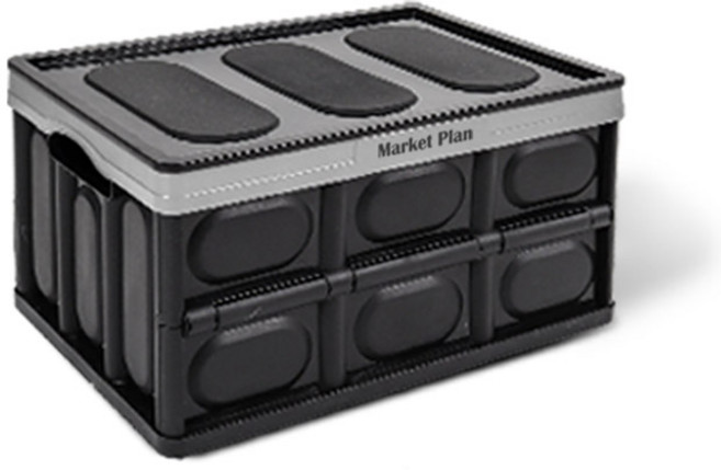 마켓플랜 매직 폴딩박스, 블랙, 1개