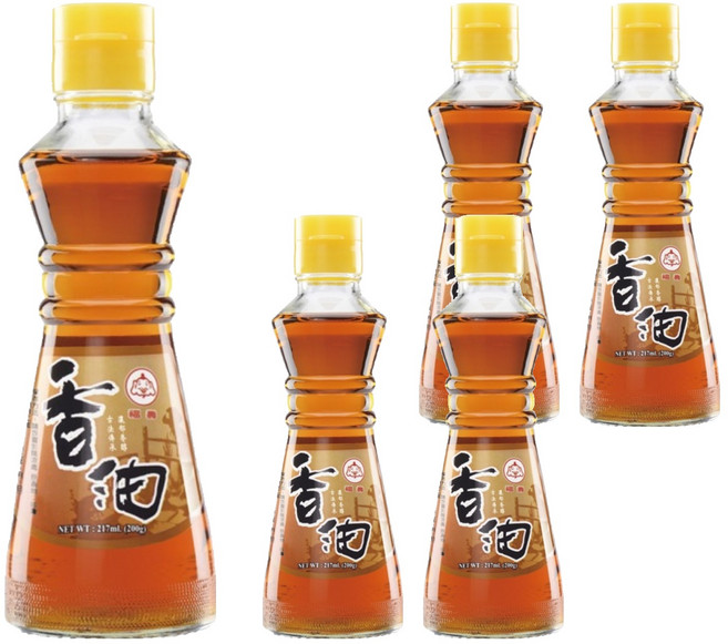 福壽實業 香油, 217ml, 200g, 5瓶